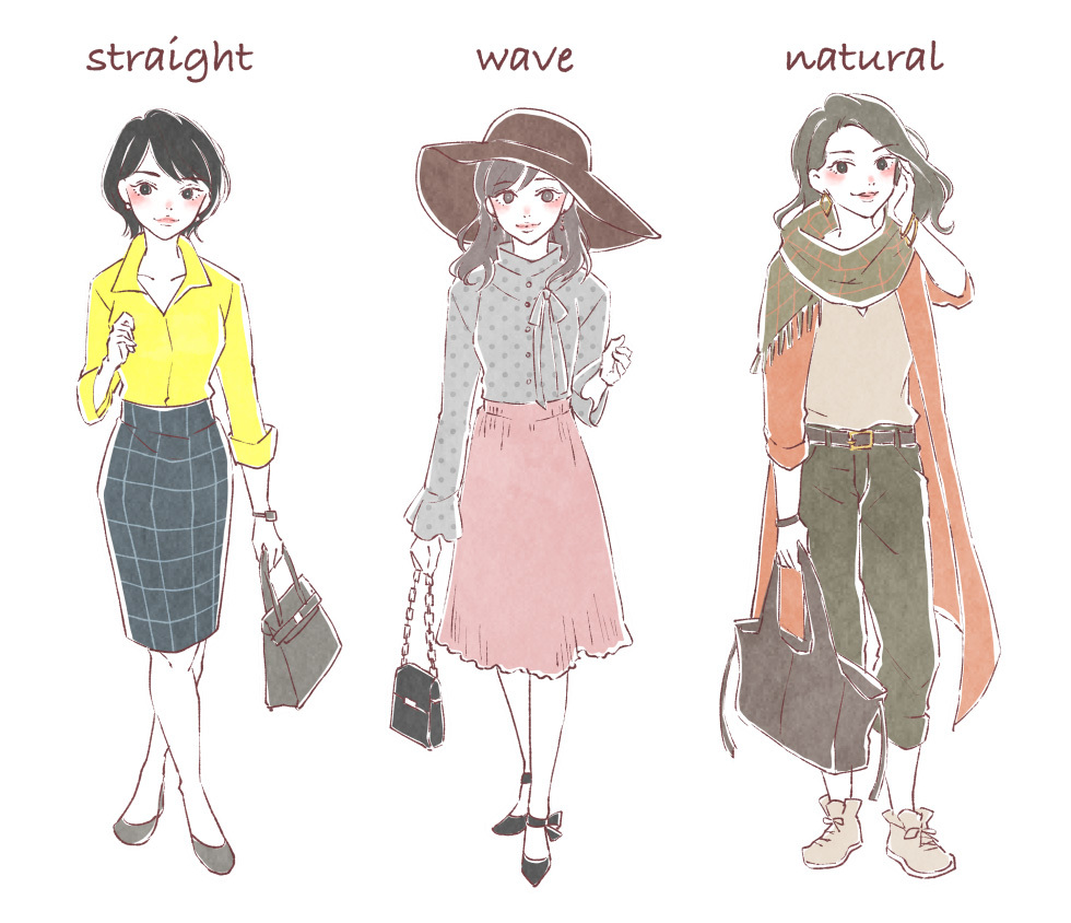 パーソナルカラーや骨格診断